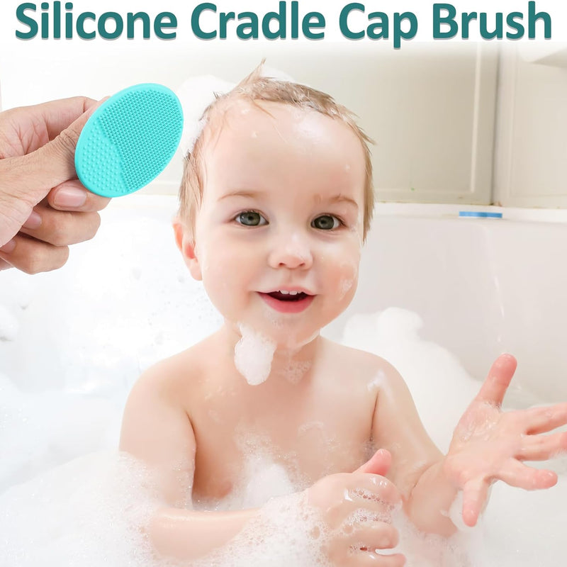Baby Grooming Kit, Infant Safety Care Set with Hair Brush Comb Nail Clipper Nasal Aspirator,Baby Essentials Kit for Newborn Girls Boys (Green)