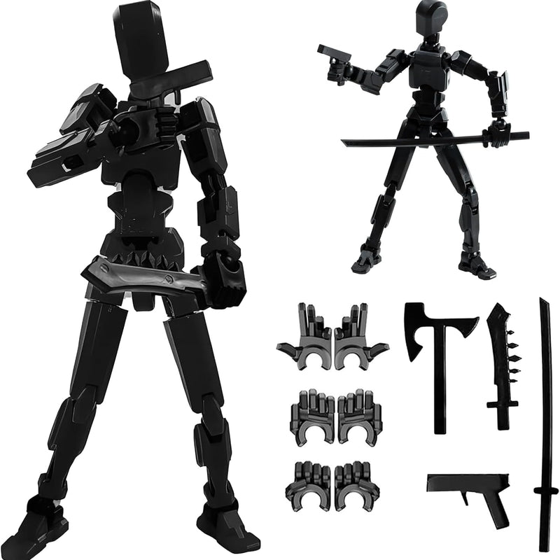2026 New Assembly Completed-Titan 13 Action Figure,Dummy Robot 13 Action Figures Set,3D Printed Multi-Jointed Action Figures,Nova 13 Action Figure for Collectors Desktop Decorations (5pcs)