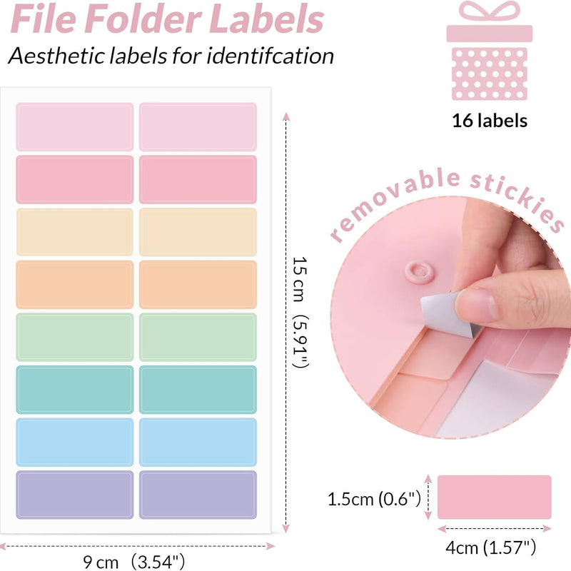 SKYDUE Expanding File Folder, Accordion File Organizer with 8 Pockets, Expandable Document Paper Receipt Holder for School Office Hospital, Letter/A4 Size Pink