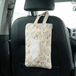 Quilted Baby Wipe Holder Floral Wipe Pouch Portable Hanging Wet Wipes Bag for Stroller, Travel