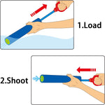 Fun-Here Water Guns Shooter 6 Pack, Super Foam Soakers Blaster Squirt Guns, Pool Noodles Toy with Plastic Handle Summer Swimming Beach Garden Fighting Game,Outdoor Toys for Kids Boys Girls Adults
