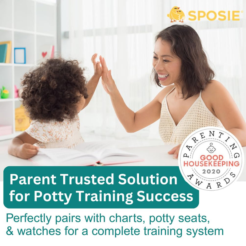Sposie Dribbles, Turn Any Underwear Into Potty Training Underwear, 28 Ct | Pads for Faster, Cleaner, and Easier Potty Training, Less Laundry & Fewer Messes, Use with Toilets, Seats, Charts, & Stickers