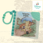 Winnie The Pooh Soft Book for Kids with On The Go Clip, 5 Inches, BPA Free