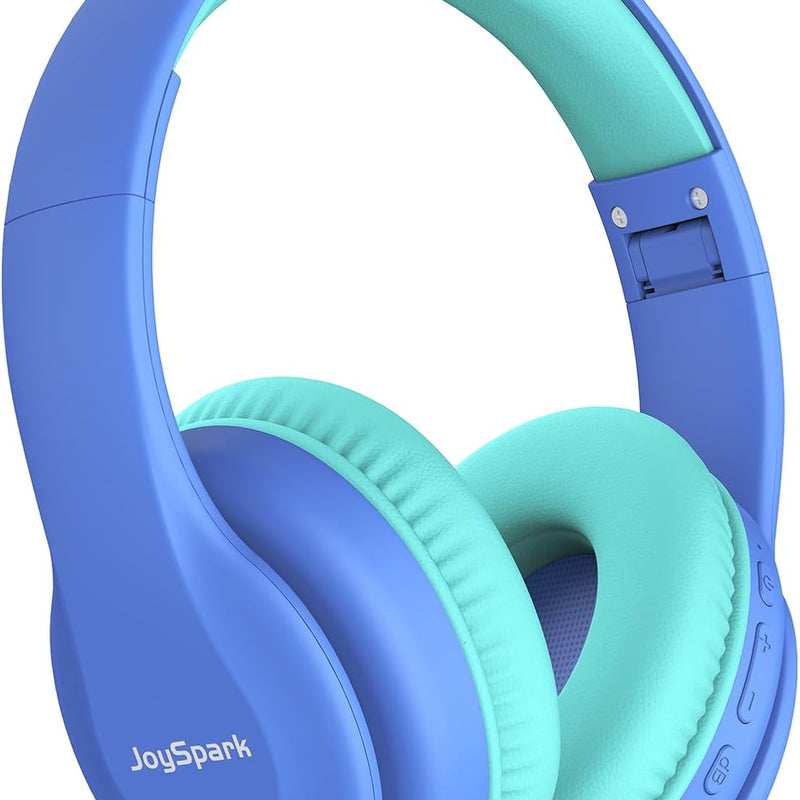 JoySpark Kids Bluetooth Headphones, Lightweight Wireless Headphones for Kids, 85/94dB Volume Limited, 60 Hours Playtime, Bluetooth 5.3, Over-Ear Toddler Headsets with Built-in Mic-Pink
