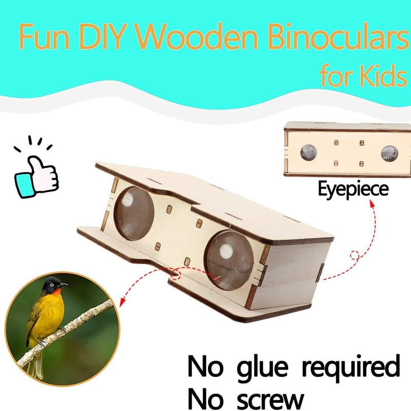 STEM Building Kits for Kids Ages 8-14: Solar Car, Biplane Glider, Binoculars, Wind Car