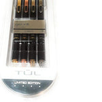 TUL® GL Series Retractable Gel Pens, Medium Point, 0.7 mm, Black Barrel, Black Ink, Pack Of 12 Pens