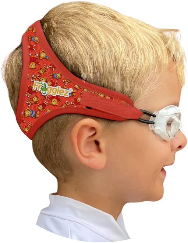 Frogglez Anti-Fog Swimming Goggles for Kids under 10 (Ages 3-10) Recommended by Parents Premium Pain-Free Strap