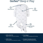Gerber Baby Boys 4-Pack Sleep 'N Play Footie