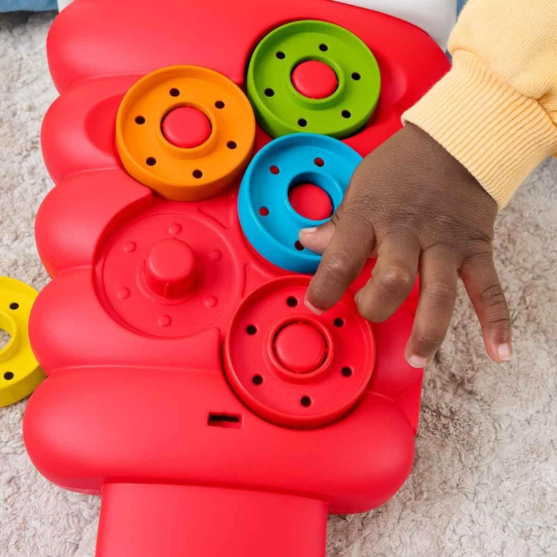 Fisher-Price Drop Through Rock-a-Stack | Baby & Toddler Toy, Coin Drop Activity for Developmental Play, Infants Ages 9+ Months