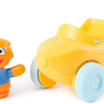 Ms. Rachel Herbie's 1-2-3 Roll! Toy Car with Click-in Figure & Pull Back Action, for Toddlers 1-3Y+