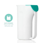 Frida Baby Control The Flow Bath Rinse Cup, Tear Free Rinser to Wash Hair and Body with Easy Grip Handle and Removable Rain Shower, Made in USA