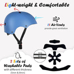 Kids Bike Helmet, Adjustable and Multi-Sport, from Toddler to Youth, 3 Sizes