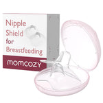 Momcozy Nipple Shields for Breastfeeding Newborn, Flower Shaped(1, 24mm) | BPA/BPS-Free, Super-Soft & Portable Carry Case Included