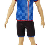 Barbie Careers Ken Fashion Doll & Accessory, Soccer Player with Cropped Hair, #10 Uniform, Tall Socks, Cleats & Ball