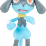 Pokemon Characters Set 8 Pack Pokemon Games Garchomp, Pikachu, Eevee, Lucario, Riolu, Munchlax, Glaceon & Leafeon - Figurine Toys