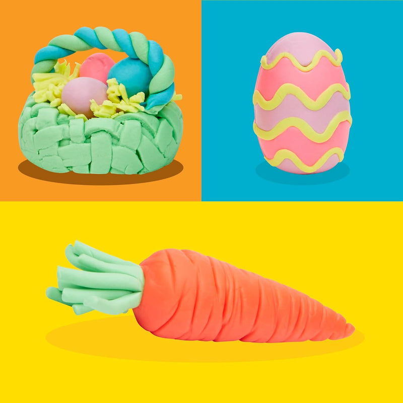 Play-Doh Eggs Assorted Colors 24-Pack Modeling Compound for Kids Birthday Gifts and Party Favors