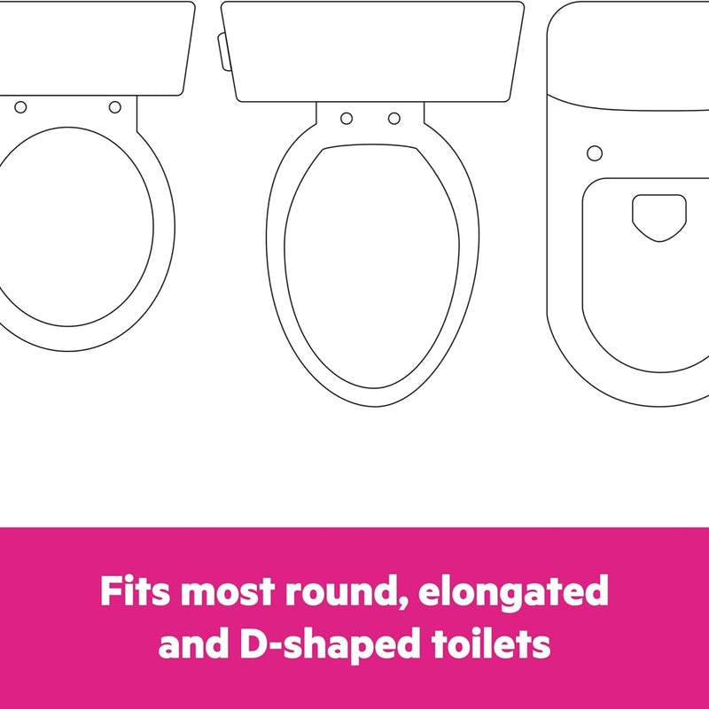 Bright Starts Disney Baby Minnie Mouse Flip & Sit Potty Training Seat, Attaches to Toilet Securely, Space Saving Design Fits Most Toilets