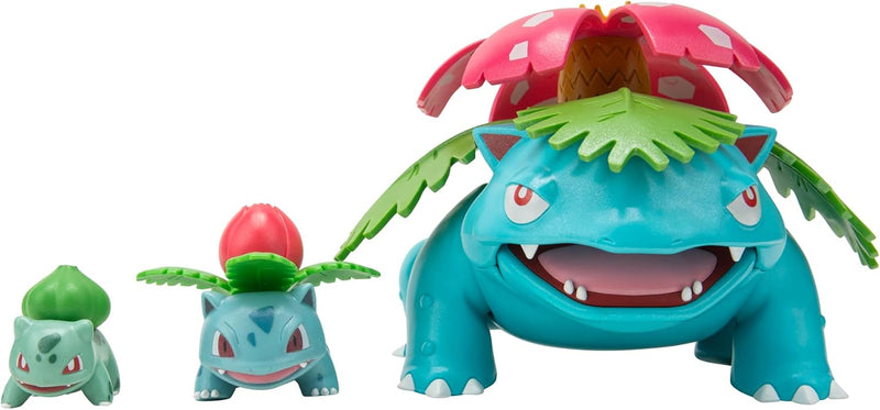 Pokemon Select Evolution 3 Pack - Features 2-Inch Squirtle, 3-Inch Wartortle & 4.5-Inch Blastoise Battle Figures - Authentic Details