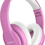 JoySpark Kids Bluetooth Headphones, Lightweight Wireless Headphones for Kids, 85/94dB Volume Limited, 60 Hours Playtime, Bluetooth 5.3, Over-Ear Toddler Headsets with Built-in Mic-Purple