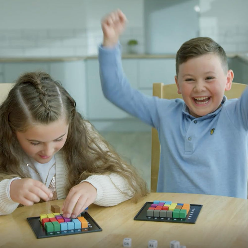 The Happy Puzzle Company's Genius Square STEM Puzzle Game for 1-2 Players, 62,208 Possible Solutions, 6x6 Grid