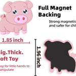 SUPINEEDO Refrigerator Magnets for Kids, Cute Farm Animals Fridge Magnets, Educational Toddler Gift