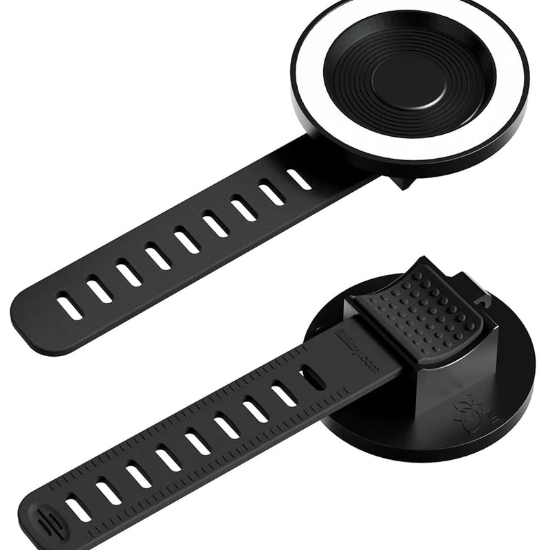 Magnetic Phone Holder for Stroller, Shopping Cart & Golf Push Cart | Handlebar Phone Mount for MagSafe | Strap with Strong Magnet for Mag Safe | Stroller Accessories for Uppababy, Nuna, Bugaboo...