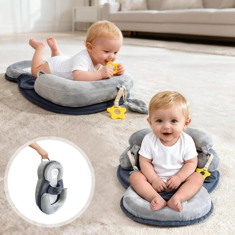 Baby Feeding Pillow, Anti Overflow Breast Feeding Pillow, Tummy Time Mat | Detachable Design
