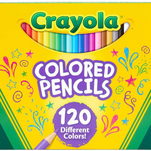 Crayola Colored Pencils Set for Kids (120ct), Cute School Supplies, Teacher Must Haves, Coloring Book Pencils, Bulk Colored Pencils for Boys & Girls, Ages 3, 4, 5