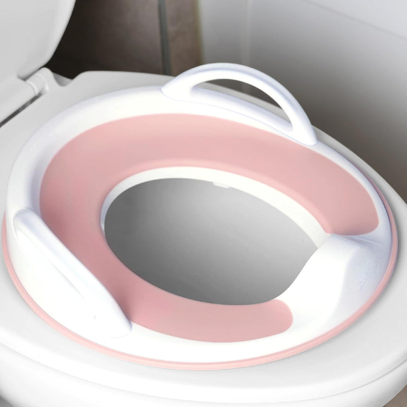 Jool Baby Potty Training Seat for Boys and Girls With Handles, Fits Round & Oval Toilets, Non-Slip with Splash Guard, Includes Free Storage Hook (Aqua)