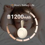 Portable Baby Sound Machine & Essentials for Babies & Kids-Putty | White Noise Machine[Timer Function][20 Soothing Sounds][15 Hours Battery Life]Travel,Registry,Gifts,Clips on Baby Stroller