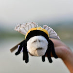 TAMMYFLYFLY Soft Insect Plush Toy, Stuffed Bee Animal Doll,Cute Honeybee Plush Doll,17cm (Bee)