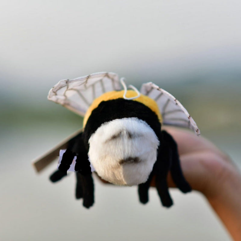 TAMMYFLYFLY Soft Insect Plush Toy, Stuffed Bee Animal Doll,Cute Honeybee Plush Doll,17cm (Bee)