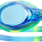 TYR Kids' Swimple Goggles - Colorful Swim Goggles for Beginners | Comfy Youth Unibody Fit | Advanced Anti-Fog UV Eye Protection | Safe No-Leak Silicone Gaskets | Quick-Adjust Release Button