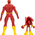 DC X Sonic Collectable Action Figure Multipack Pair of Sonic as The Flash and The Flash Himself! Featuring Multiple Points of Articulation for Action-Packed Posing