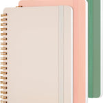 Utron 3 PCS Small Spiral Notebook 5x7, Notebooks for Note Taking, Morandi Spiral Journal Notebook, Work Notebook Small Notebooks 5x7 with Strap, Cute Notebooks for Women 70 Sheets/Note Books