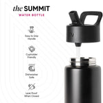 Simple Modern Kids Water Bottle & Toddler Cup | 14oz | Confetti | Insulated Stainless Steel Toddler Water Bottle, Kids Tumbler with Straw | Spill Proof for School, Girls, Boys | Confetti