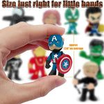 Mini Superhero Toys, 26PCS Minifigures Small Action Figures Superhero Party Birthday Decorations for Kids’ Christmas Stocking, Easter Eggs Cake Toppers Collectibles