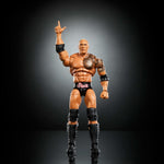 Mattel WWE Ultimate Edition Action Figure & Accessories Set, The Rock Final Boss 6-inch Collectible with Swappable Heads & Hands, 30 Articulation Points