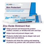 CareAll Zinc Oxide 20% Skin Protectant Barrier Ointment 2 oz (3 Pack), Relieves, Treats and Prevents Minor Skin Irritations due to Diaper Rash. Helps Seal Out Wetness. Protects Chafed Skin.