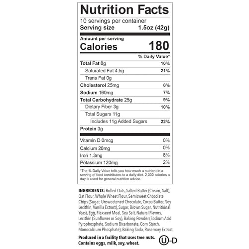 Munchkin Milkmakers Lactation Cookie Bites, Oatmeal Chocolate Chip
