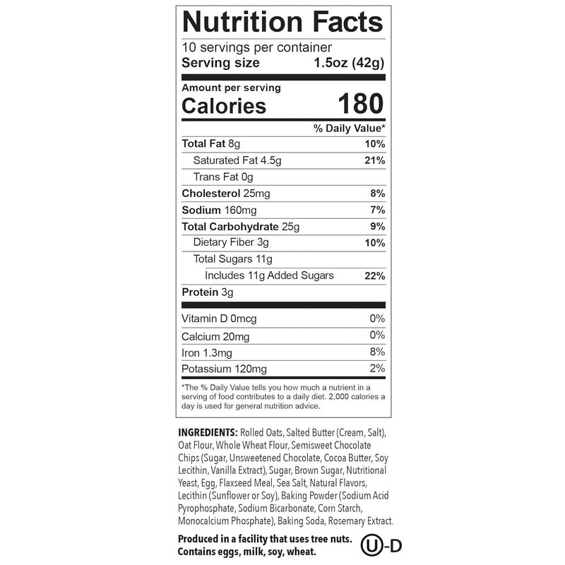 Munchkin Milkmakers Lactation Cookie Bites, Oatmeal Chocolate Chip