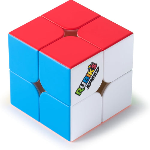 Rubik’s Cube, 2x2 Speed Cube for Super Fast Solves, Problem-Solving Brain Teaser, Classic Color-Matching Puzzle, Fidget Toy, Sensory Puzzle for Adults, Teens, Kids, for Ages 8 & Up