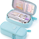 CICIMELON Durable Pen Pencil Case Big Storage Pen Pouch Bag for School Supplies Office College Teen Girls Adults, Purple