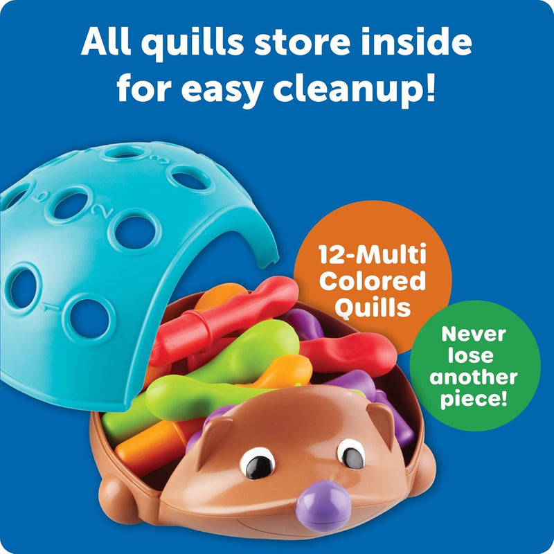 Learning Resources Spike The Fine Motor Hedgehog, Toddler Montessori Toy, Stacking Shape, Gifts For Boys And Girls