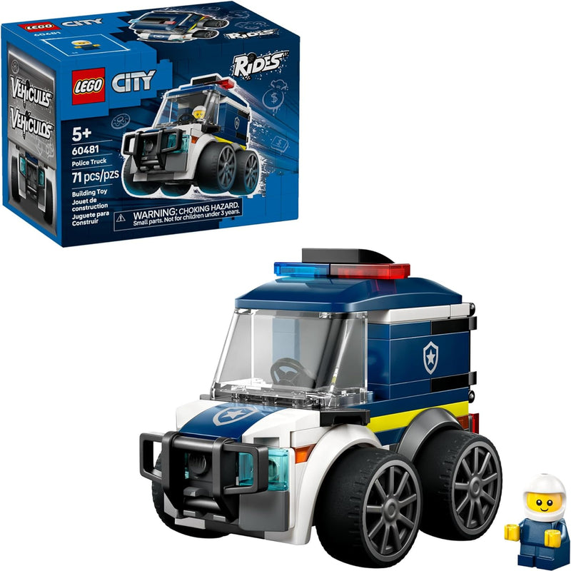 LEGO City Rides – Construction Loader Building Toy for Kids - Pretend Play Set for Boys & Girls, Ages 5+ - Construction Toy W/Backhoe, Loader Bucket, & Minifigure - Gift Idea for Birthdays - 60483