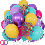 68pcs pink and purple balloons latex for wedding, girls birthday, baby shower decorations