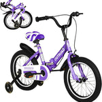 14/16/18 Inch Kids Bike for Boys and Girls with Training Wheels and Dual Handbrakes