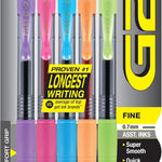 Pilot G2 Premium Gel Roller Pens, Fine Point 0.7 mm, Blue Ink Pens Fine Point, Pack of 5 - Ideal for School, Journaling, and Office Writing