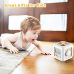 6-in-1 Busy Cube Toy for 1 Year Old Boy, Montessori Toys with Sensory Learning