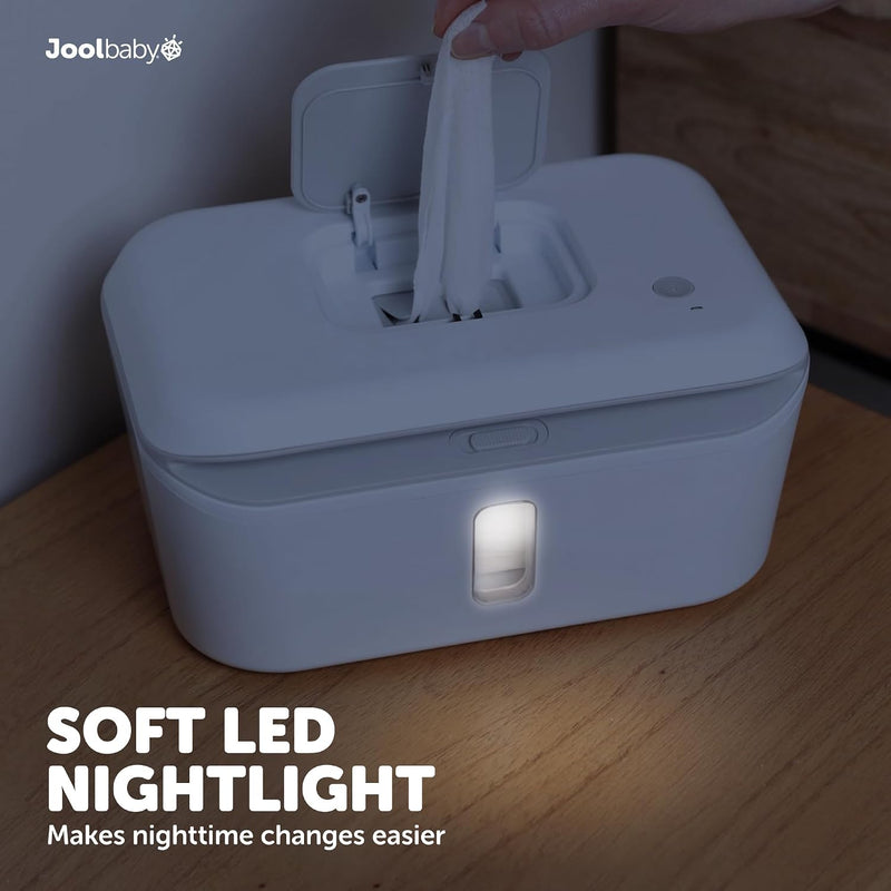 Jool Baby Wipe Warmer & Dispenser with LED Changing Light